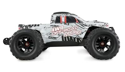 Amewi Hyper Go MTX10 Grijs Brushless 1:10 RC auto Elektro Monstertruck RTR 2,4 GHz