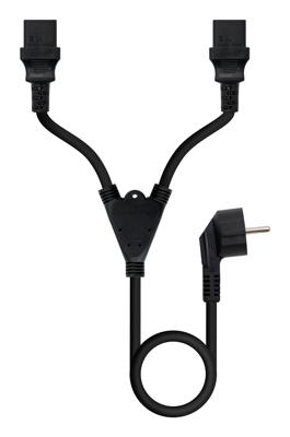 Voedingskabel NANOCABLE 10.22.0100 Zwart 1,8 m