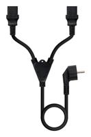 Voedingskabel NANOCABLE 10.22.0100 Zwart 1,8 m - thumbnail