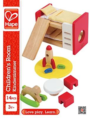 Hape poppenhuis kinderkamer