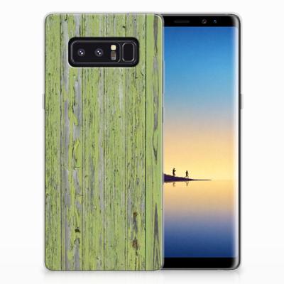 Samsung Galaxy Note 8 | Bumper Hoesje | Green Wood