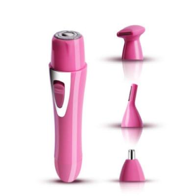 2 in 1 dame scheren Ontharing apparaat elektrische mini scheren neus Hair remover (roze)
