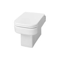 Luna Wandcloset Met Zitting Diepspoel Wit Aqua Splash - thumbnail