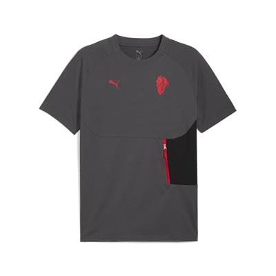 PUMA AC Milan Pumatech T-Shirt 2025-2026 Grijs Rood Zwart