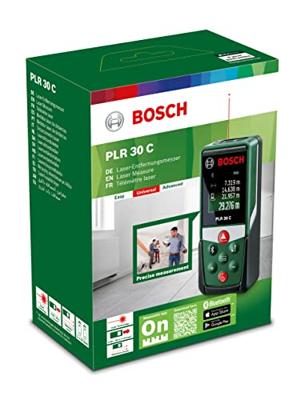 Bosch PLR 30 C Laserafstandsmeter Groen 30 m