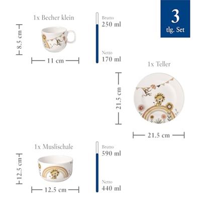 VILLEROY & BOCH - Roar Like a Lion - Kinderset 3-dlg