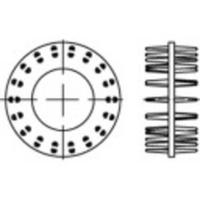 TOOLCRAFT Houten verbindingsschijven Staal (verzinkt) 135707 50 stuk(s) (Ø) 18 mm - thumbnail
