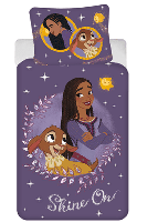 Disney Wish Dekbedovertrek paars- Eenpersoons - 140 x 200 cm - thumbnail