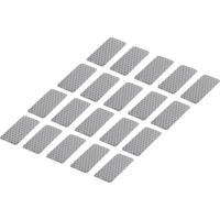 TOOLCRAFT RTS25/50-SV 1563940 Plakstroken RTS Zilver (l x b) 50 mm x 25 mm 20 stuk(s) - thumbnail