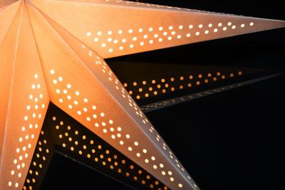 Konstsmide 5931-600 Kerstster Ster Bruin Schakelaar