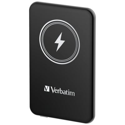 Verbatim Charge n Go Magnetic Wireless Powerbank 5000 mAh Fast Charge, Quick Charge 3.0, USB PD 3.0, Adaptive Fast Charge LiPo USB-C Zwart