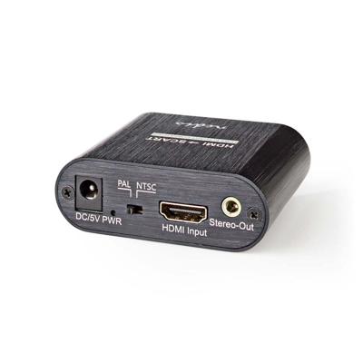 HDMI-Converter | HDMI Input | Scart Female | 1-weg | 480i | 999 Gbps | Metaal | Antraciet