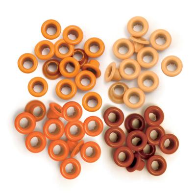 We R Makers • standard eyelets orange 60pcs