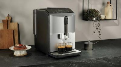 Siemens Hausgeräte Siemens SDA TF303E07 Koffievolautomaat Zilver (metallic)