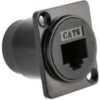 Devine NCD chassisdeel RJ45 CAT5/6 doorvoerconnector D-size - thumbnail