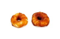 Beeztees Runderhuid ring met kip 2x 7.5cm - thumbnail