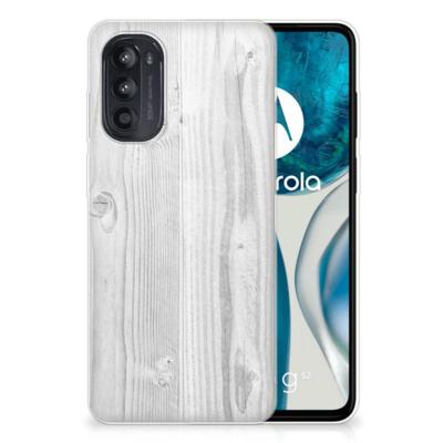 Motorola Moto G52/G82 | Bumper Hoesje | White Wood