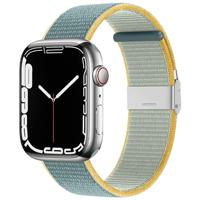 Nylon bandje met klemsluiting - Teal - Geschikt voor Apple Watch 38mm / 40mm / 41mm / 42mm - thumbnail