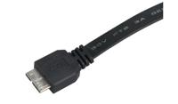 Akasa 1.5m USB 3.0 A/Micro-B USB-kabel 1,5 m USB A Micro-USB B Mannelijk Zwart - thumbnail