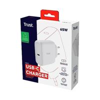 Trust Maxo USB-C-oplader van 65 W Oplader Wit - thumbnail