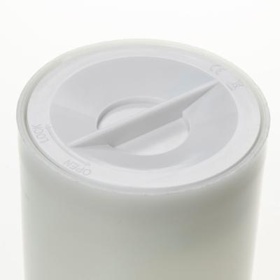 LED Lantaarn basket met LED kaars voor binnen en buiten - Draadloos op batterijen - Zwart