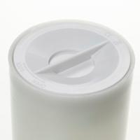 LED Lantaarn basket met LED kaars voor binnen en buiten - Draadloos op batterijen - Zwart - thumbnail