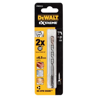 DeWalt Accessoires Betonboor EXTREME 6,5x60x100mm - DT6678-XJ DeWalt Accessoires Betonboor EXTREME 6,5x60x100mm - DT6678-XJ