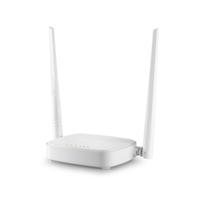 Tenda N301 WLAN-router voor aansluiting op de kabel-/DSL of glasvezelmodem (300 Mbit/s via WLAN, 3x LAN-poorten, WPS, voor 4K/HD Videostreaming & online games), wit - thumbnail