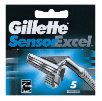 Gillette Gillette Sensor Excel Scheermesjes 5 ST - thumbnail