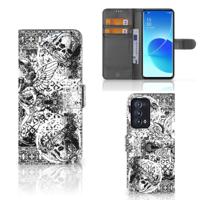 Telefoonhoesje met Naam OPPO Reno 6 Pro Plus 5G Skulls Angel - thumbnail