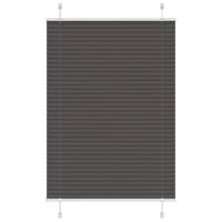 Pliss rolgordijn 95x150 cm stofbreedte 94,4 cm polyester zwart - thumbnail