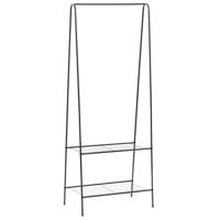 VidaXL Kledingrek 59x35x150 cm zwart - thumbnail