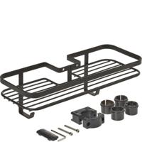 Metaltex Doucherek 29x11x9 cm Mat Zwart - thumbnail
