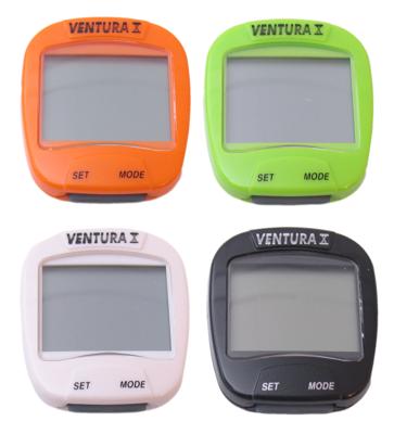 Ventura Fietscomputer x 10 functies - zwart