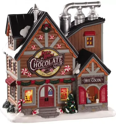 For the love of chocolate shop b/o LED kerstfiguur LEMAX - Lemax