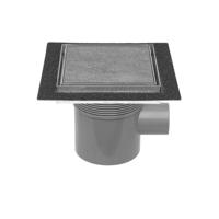 Douchegoot Easy Drain Aqua Quattro Plus 15x15cm rooster Tegel MSI - thumbnail