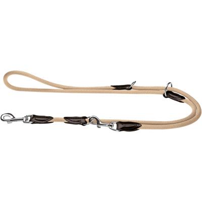 HUNTER Freestyle Verstelbare hondenriem, robuust, weerbestendig, 1,0/200 cm, beige
