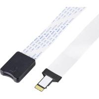 TRU COMPONENTS Kabelset Raspberry Pi®, Banana Pi, Asus, Rock Pi [1x MicroSD-stekker - 1x MicroSD-kaartenslot] 0.5 m - thumbnail