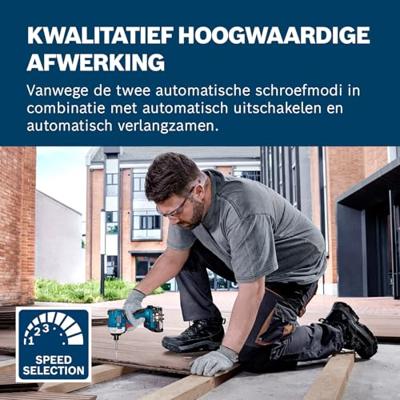 Bosch Professional GDR 18V-215 Accu slagschroevendraaier 215Nm 18V 4.0Ah in L-Boxx - 06019N2002 - thumbnail