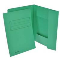 Class'ex dossiermap, 3 kleppen, donkergroen - thumbnail