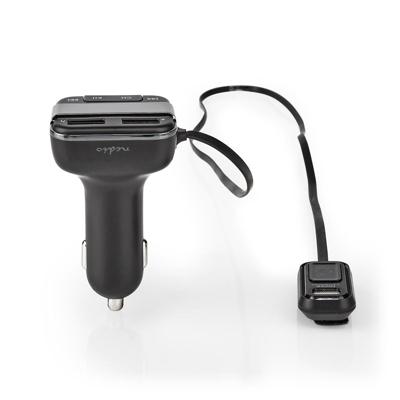 Nedis CATR123BK Fm-zender Voor In De Auto Bluetooth® Pro-microfoon Ruisonderdrukking Microsd-kaartopening Handsfree Bellen Spraakbediening 2x Usb - thumbnail