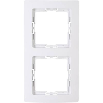 Kopp 308502004 Afdekking Frame 2-voudig HK05 Arctisch-wit 1 stuk(s)