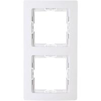 Kopp 308502004 Afdekking Frame 2-voudig HK05 Arctisch-wit 1 stuk(s) - thumbnail