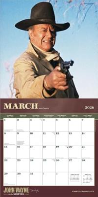 John Wayne Kalender 2026 Movies