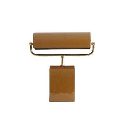 Light & Living Bruine bureaulampCardona met goud - 1x E27 - 8058083