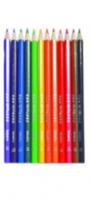Crea kit kleurpotloden junior 18,8 cm hout 12 stuks - thumbnail