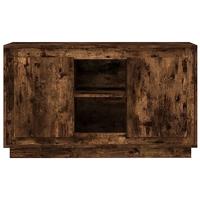 Dressoir 102x35x60 cm bewerkt hout gerookt eikenkleurig - thumbnail