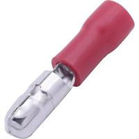 TRU COMPONENTS T1904C050 Ronde connector 0.50 mm² 1.50 mm² Deels geïsoleerd Rood 25 stuk(s) - thumbnail