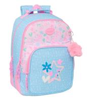 Schoolrugzak BlackFit8 Smile Blauw Roze 32 x 42 x 15 cm - thumbnail