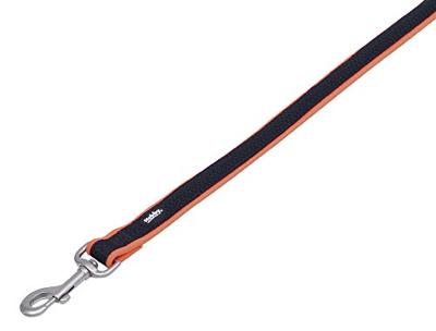 Nobby Preno Mesh Hondenriem, 120 cm/25-35 mm, Neon Oranje